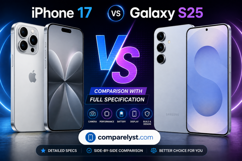 iPhone 17 vs Galaxy S25 – Which Flagship Phone Should You Buy in 2026?